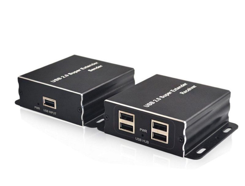 USB Extender (усилвател) ESTILLO ASKHU04-USB 1x4, усилва USB сигнал до 100 м по UTP кабел CAT5e/6 - Image 3