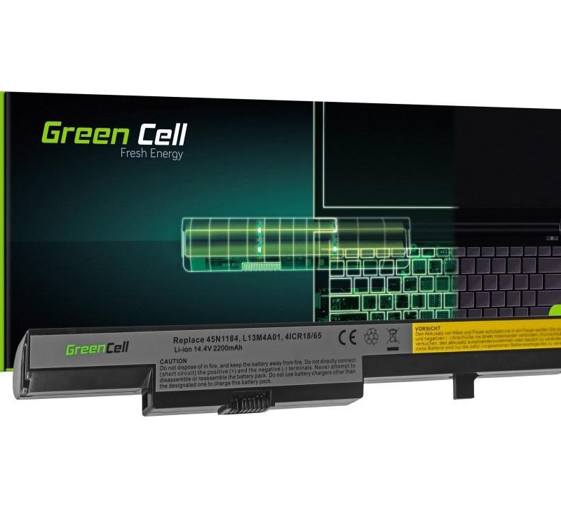 Батерия  за лаптоп GREEN CELL, Lenovo B40 B50 G550s N40 N50 45N1184, 14.4V, 2200mAh