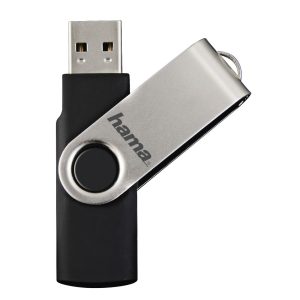 USB памет HAMA Rotate, 128GB,10 MB/s, Черен - Image 4