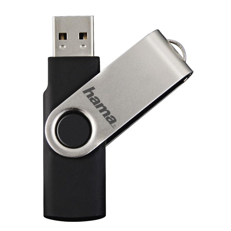 USB памет HAMA Rotate, 128GB,10 MB/s, Черен - Image 4