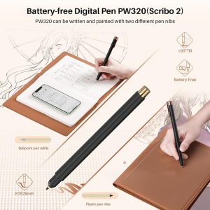 Цифрова писалка за таблет HUION Scribo PW320, За модели Huion Note X10 - Image 2