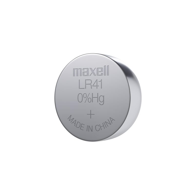 Бутонна микроалкална батерия LR41 /AG3/  10 бр./pack  цена за 1 бр.  MAXELL - Image 2