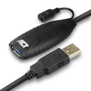 Кабел ACT AC6110, USB-A мъжко - женско, 10 м - Image 5