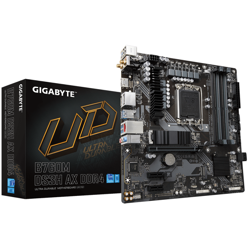 Дънна платка GIGABYTE B760M DS3H AX, socket 1700 - Image 5