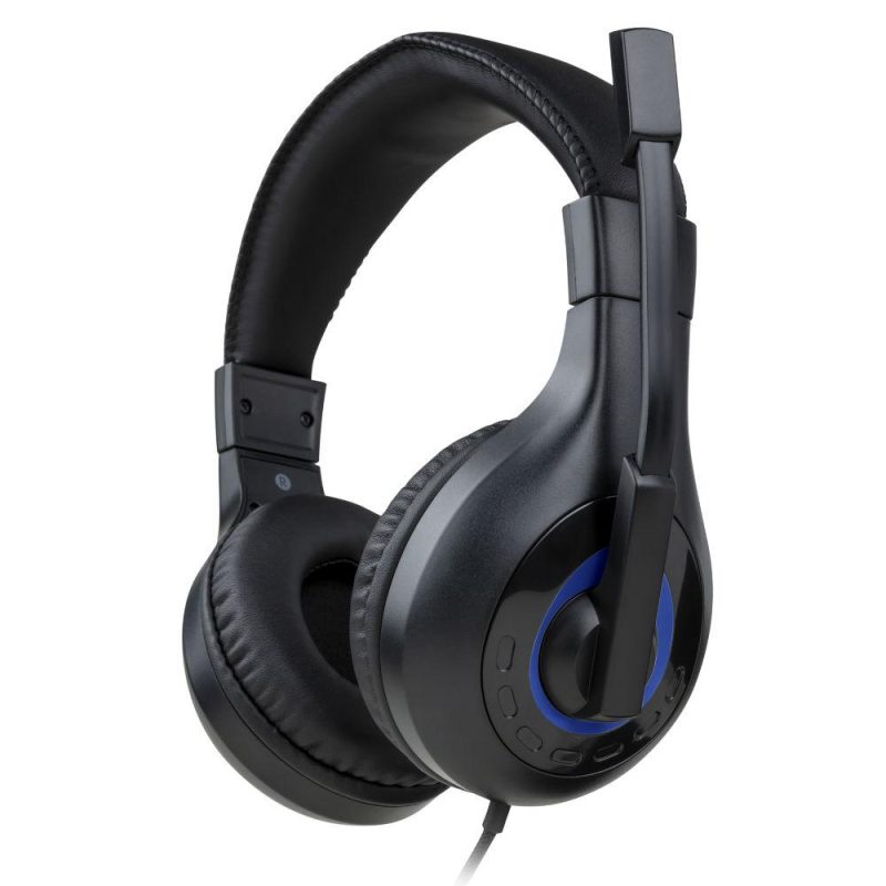 Геймърски слушалки Nacon Bigben PS5 Official Headset V1 Black, Микрофон, Черен - Image 3