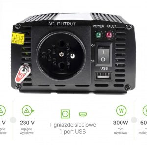 Инвертор GREEN CELL 24V/300W - Image 2