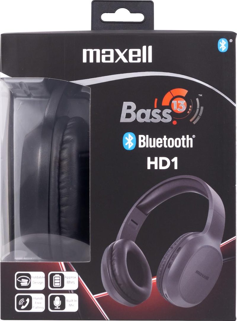 Слушалки блутут  MAXELL BASS 13 B13-HD1, Черни - Image 3