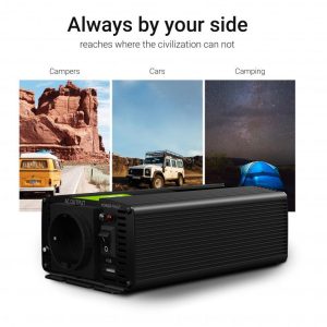 Инвертор GREEN CELL, 12/220V,  DC/AC, 1000W/2000W, Чиста синусоида - Image 4
