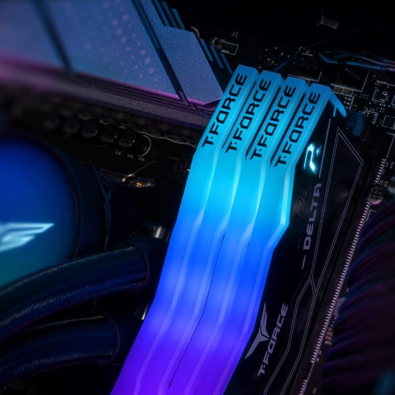 Памет Team Group T-Force Delta RGB DDR5 32GB (2x16GB) 6000MHz CL40 - Image 4