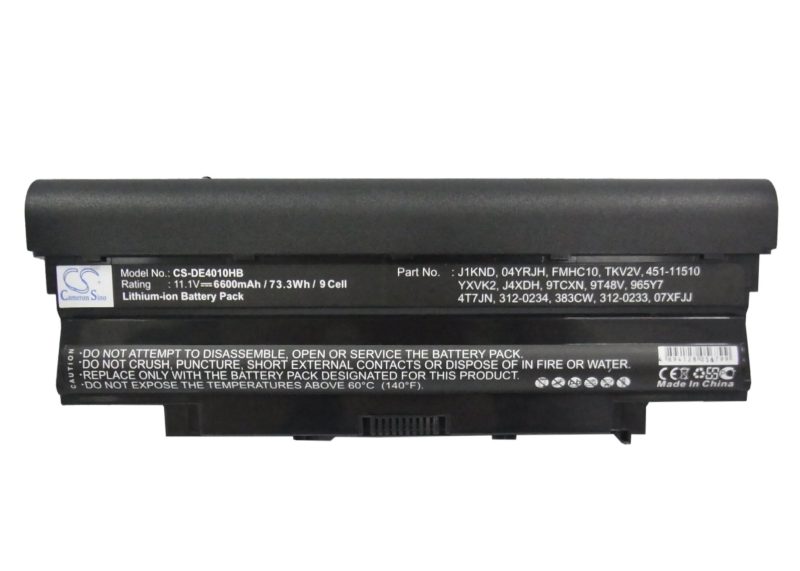 Батерия  за лаптоп Dell Inspiron 15 N5010 15R N5010 N5010 N5110 14R N5110 3550 Vostro 3550 J1KND 11.1V 6600mAh CAMERON SINO - Image 4