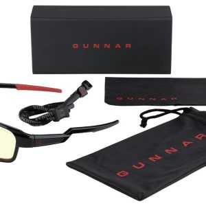 Геймърски очила GUNNAR Lightning Bolt Base Onyx, Amber - Image 4