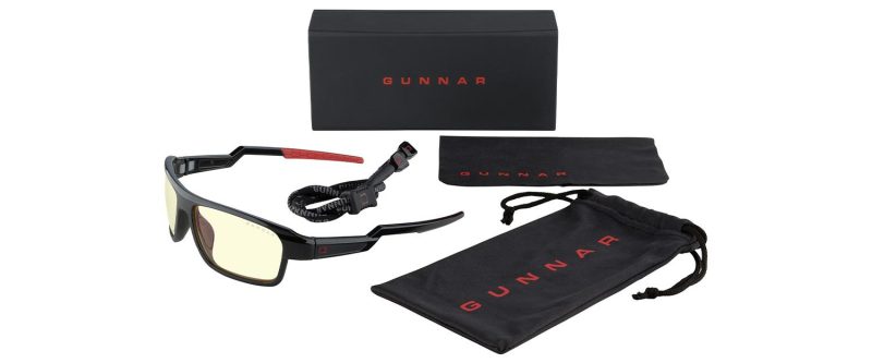 Геймърски очила GUNNAR Lightning Bolt Base Onyx, Amber - Image 4