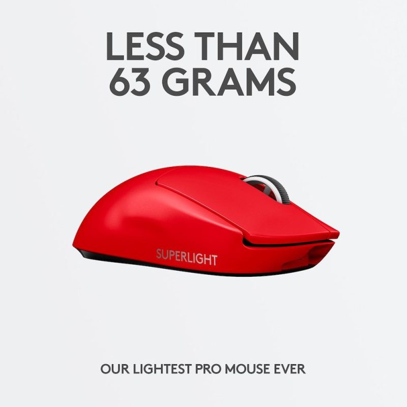 Геймърска мишка Logitech G Pro Wireless Red - Image 2