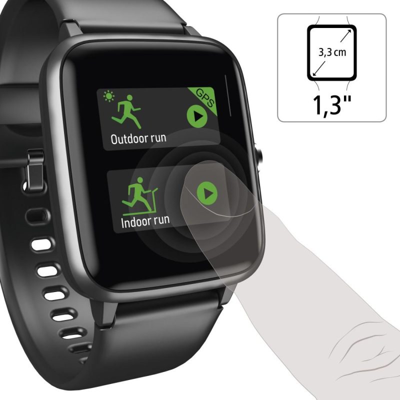 Смарт часовник Hama Fit Watch 5910, 1.3", GPS, Пулс, Крачкомер, Калории, Водоустойчив, Черен - Image 3