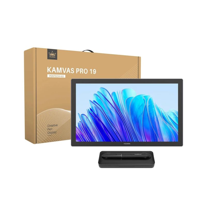Графичен таблет HUION Kamvas Pro 19, USB-C, Тъмно сив - Image 7