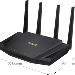 Безжичен рутер ASUS RT-AX58U V2, AX3000 Dual Band WiFi 6 (802.11ax), MU-MIMO, IPv6, OFDMA, AiMesh, AiProtection Pro, 2402 Mbps - Image 7