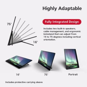Преносим тъч монитор RICOH 150, OLED, 15.6", 560г, USB-C - Image 9