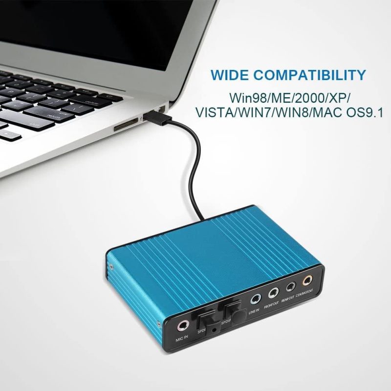 Звукова карта ESTILLO, USB, 5.1 - Image 3