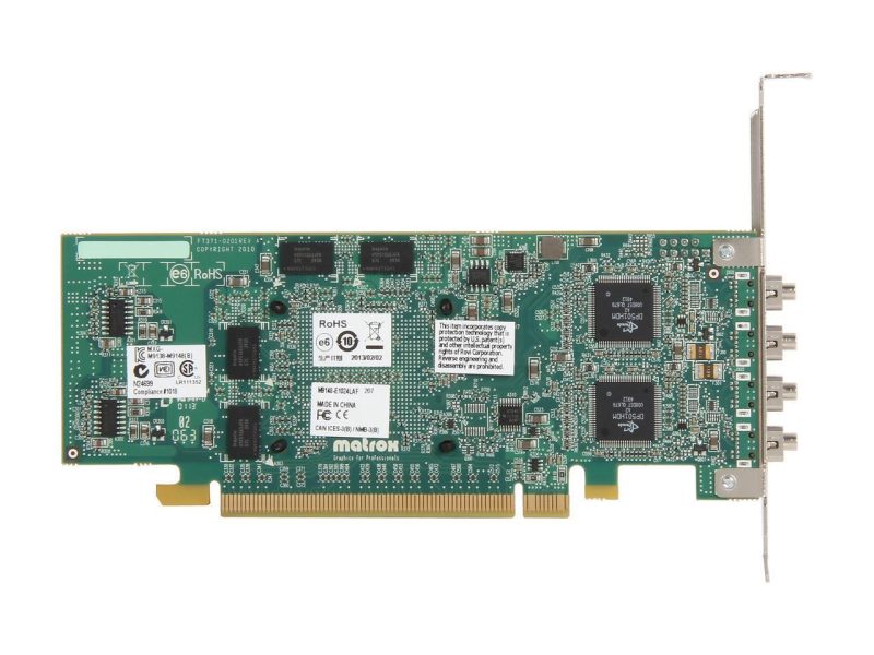Видео карта MATROX M9148-E1024LAF LP PCIe x16, 4 x mini DP - Image 3