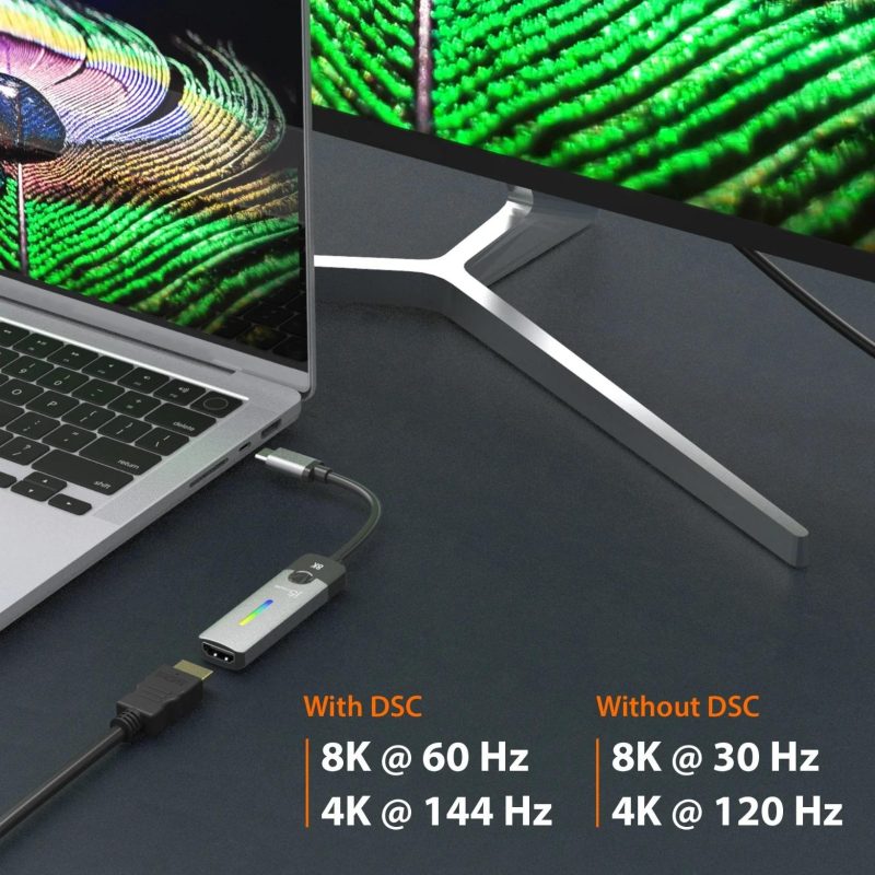 Адаптер j5create JCA157, USB-C мъжко - HDMI 2.1 женско, 8K - Image 5