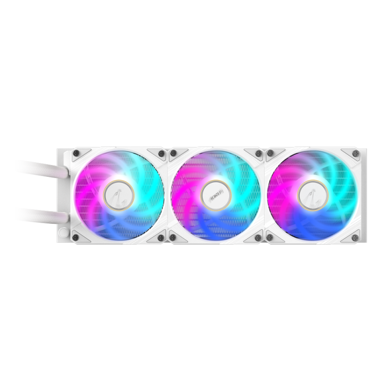 Охладител за процесор Gigabyte AORUS WATERFORCE X II 360 ICE, LCD Display - Image 3