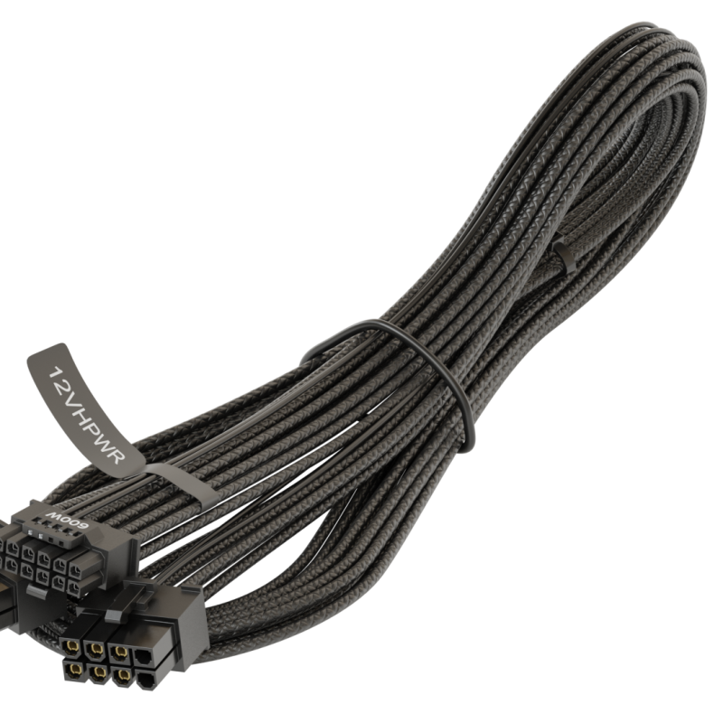 Кабел Seasonic 12VHPWR 600W 16-Pin към 2x8 Pin за Seasonic захранвания