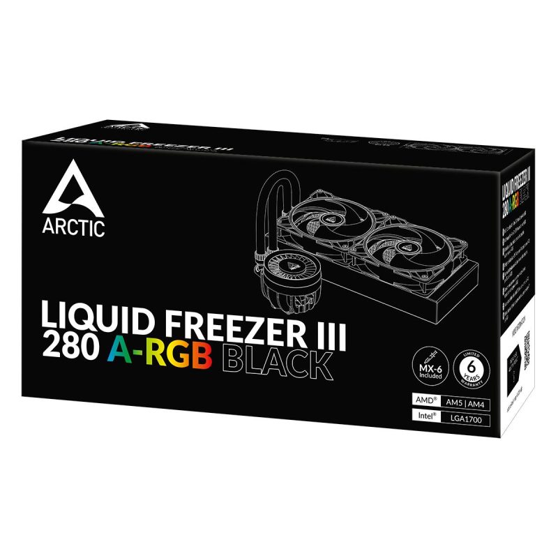 Охладител за процесор Arctic Liquid Freezer III 280 Black A-RGB - Image 6