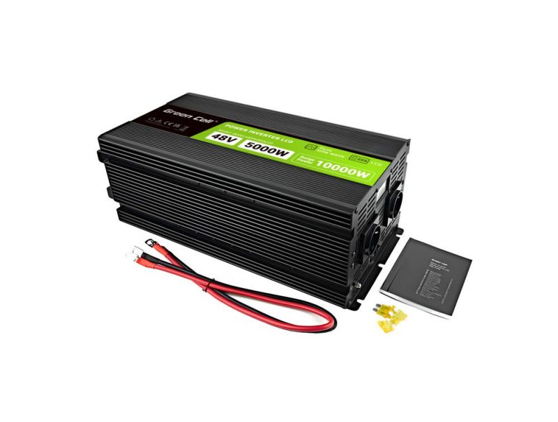 Инвертор GREEN CELL, 48/220V,  DC/AC, 5000W/10000W,INVGCP5000LCD  LCD чиста синусоида - Image 4
