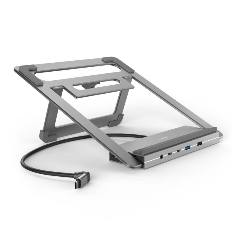 Докинг станция Hama "Connect2Office Stand" USB-C, Стойка за лаптоп, 12 порта - Image 4