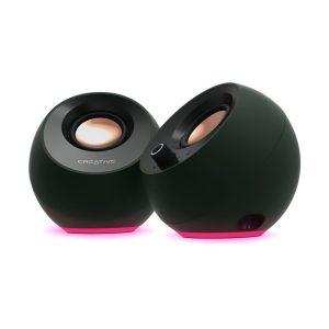 Озвучителна система Creative PEBBLE PRO, 2.0, RGB, Черна - Image 2