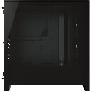 Кутия Corsair iCUE 4000X RGB Mid Tower, Tempered Glass, Черна - Image 3