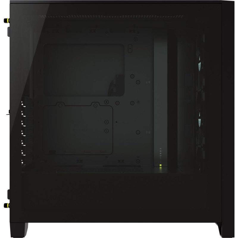 Кутия Corsair iCUE 4000X RGB Mid Tower, Tempered Glass, Черна - Image 3