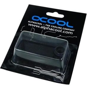 Адаптер Alphacool HF, Двоен нипел, G1/4 - G1/4, О-пръстен, Черен мат - Image 2