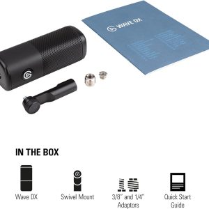 Динамичен XLR Микрофон Elgato Wave DX, Черен - Image 2