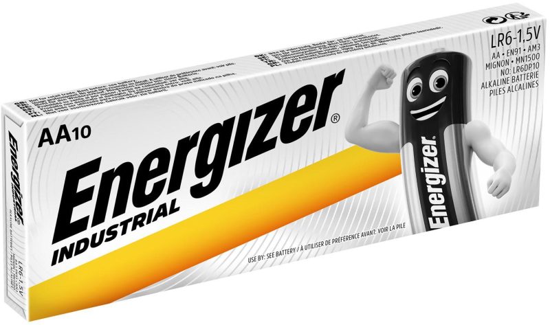 Алкални батерии индустриални LR6 AA 1,5V 10PK INDUSTRIAL  ENERGIZER