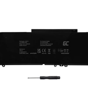 Батерия за лаптоп Dell Latitude E5250 E5450 E5550 G5M10 0WYJC2  7,6V 6200mAh GREEN CELL - Image 3