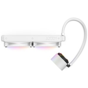 Охладител за процесор NZXT Kraken Elite RGB 280 White, Customizable LCD Display - Image 15