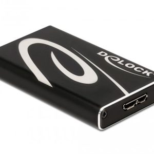 Външно чекмедже Delock 42006, За mSATA SSD, USB - Image 3