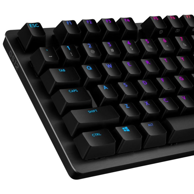 Геймърска механична клавиатура Logitech G512 Carbon GX Red Linear - Image 3