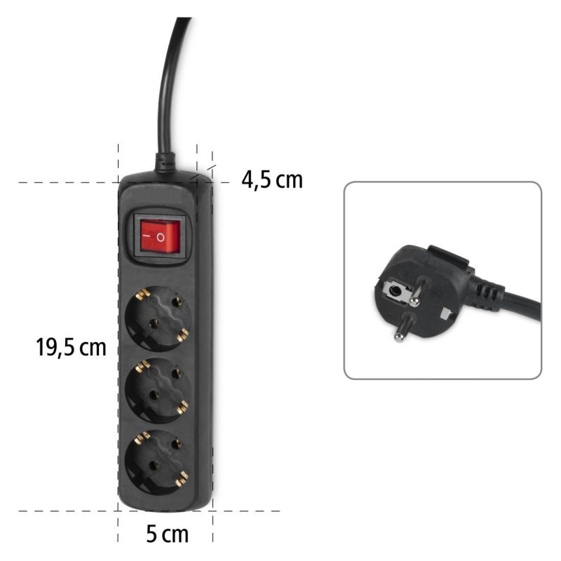 Разклонител HAMA 3 гнезда, 30392 - Image 6