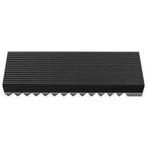 Пасивен охладител Jonsbo M.2 SSD, оребрен, Сив - Image 4