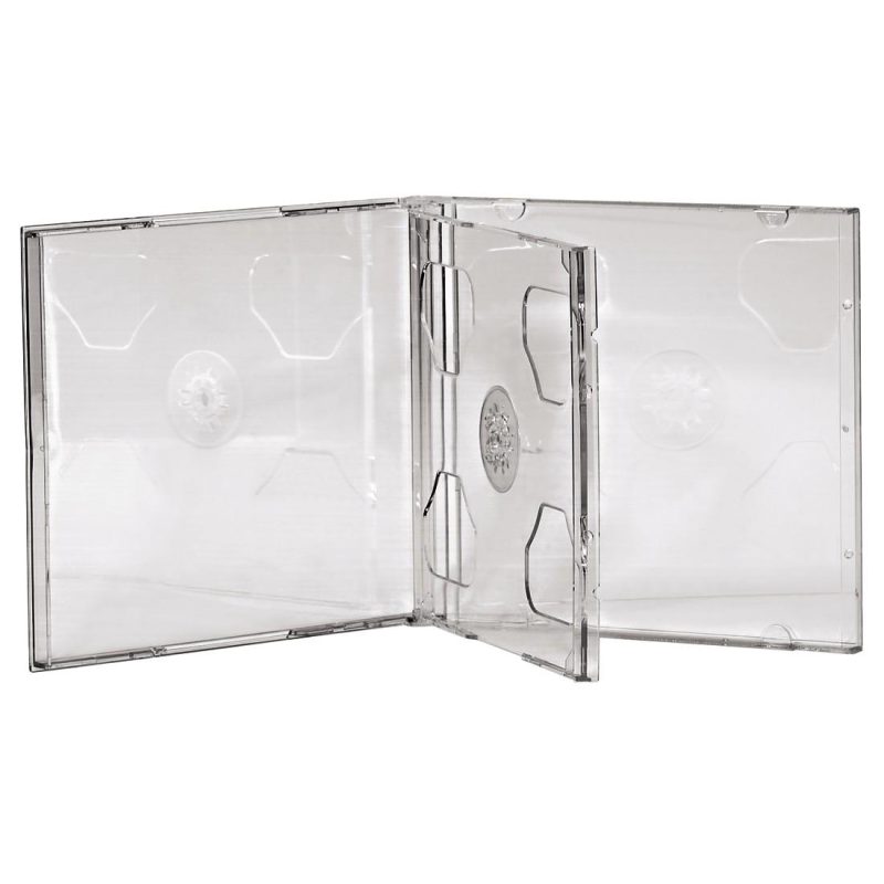 Кутийка за CD/DVD HAMA Double Jewel Case, прозрачен, 5 бр. в пакет - Image 2