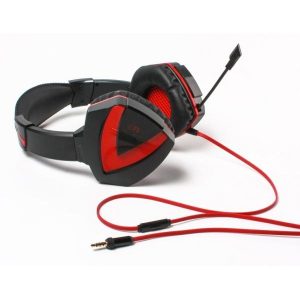 Геймърски слушалки A4TECH Bloody Combat G500, Микрофон, Черно/Червено - Image 4