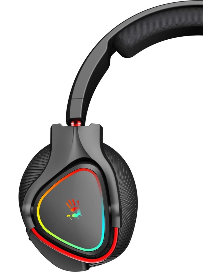 Геймърски безжични слушалки A4TECH Bloody MR710, Bluetooth v5.0, 2.4Ghz, RGB, Микрофон, Черен - Image 4