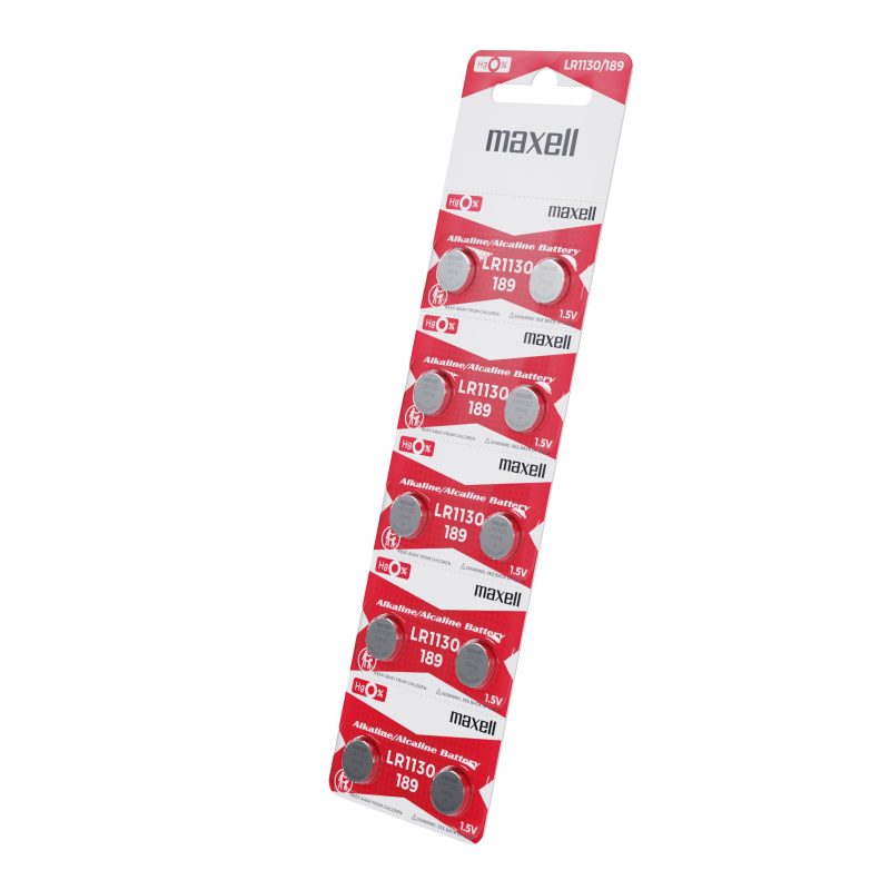 Бутонна алкална батерия MAXELL LR-1130 AG10 1.55V 10 бр./pack  цена за 1 бр. - Image 4
