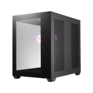 Кутия FSP CMT380 Black ARGB TG, ATX Mid Tower, Черна - Image 2