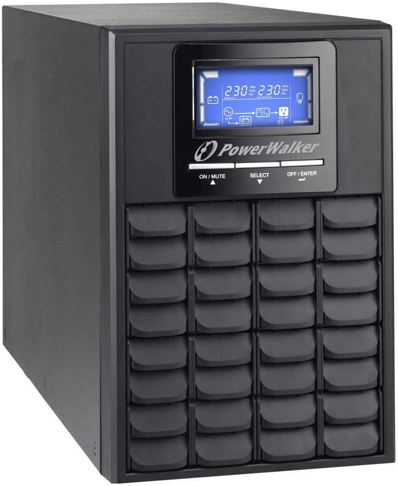 UPS POWERWALKER VFI 1000C LCD, 1000VA, On-Line - Image 2