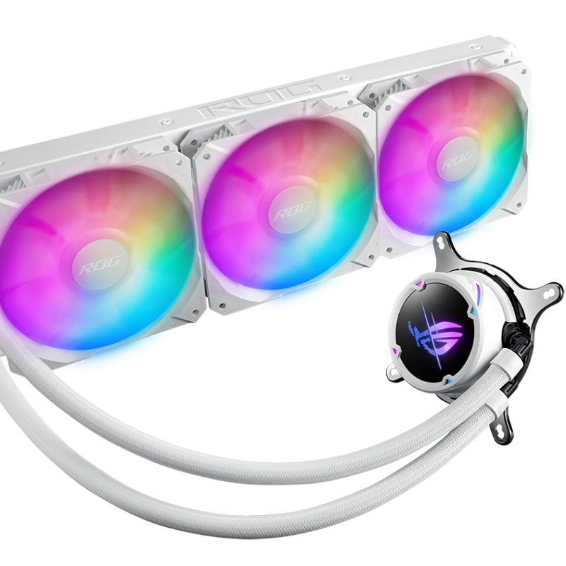 Охладител за процесор ASUS ROG Strix LC II 360 ARGB White Edition, Aura Sync