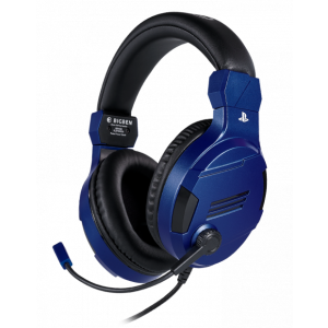 Геймърски слушалки Nacon Bigben PS4 Official Headset V3 Blue, Микрофон, Син