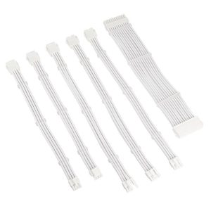 Комплект оплетени кабели Kolink Core, White - Image 3